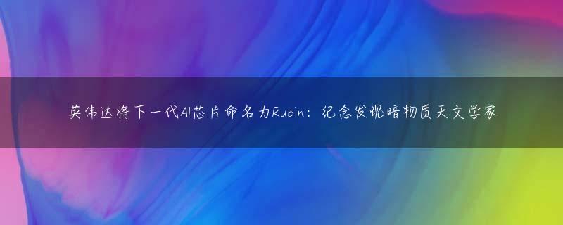 英伟达将下一代AI芯片命名为Rubin：纪念发现暗物质天文学家